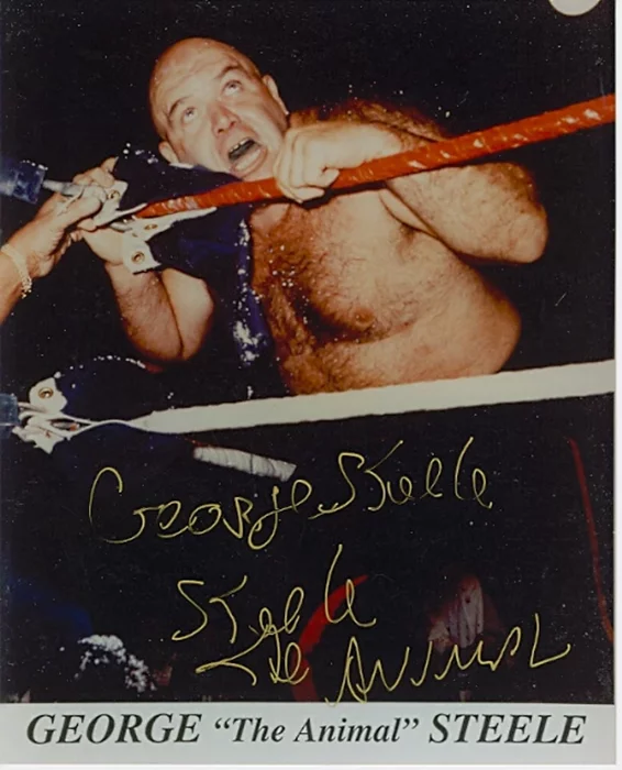 George Steele autograph