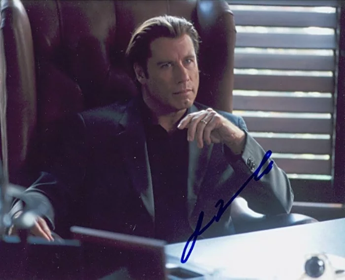 John Travolta autograph