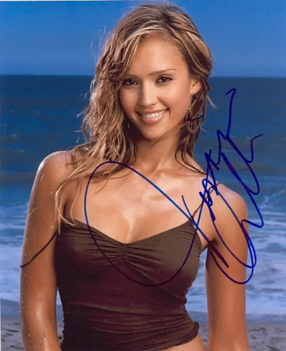 Jessica Alba autograph
