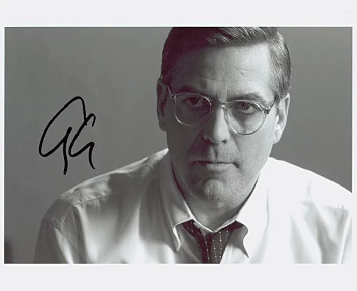 George Clooney autograph