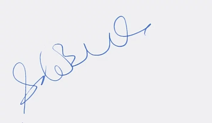 Sandra Bernhard autograph