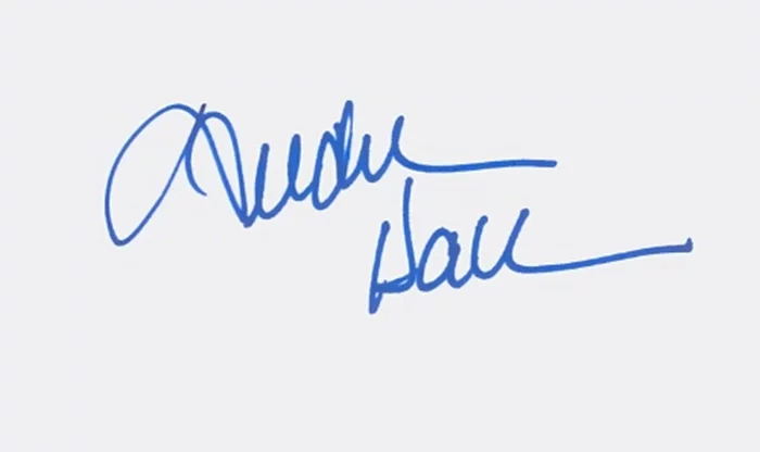 Deidre Hall autograph
