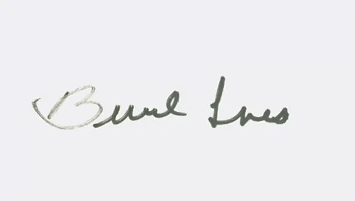 Burl Ives autograph