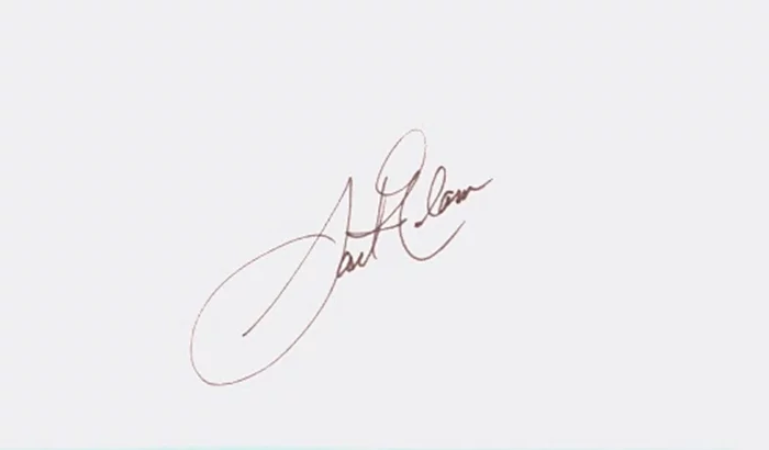 Jack Elam autograph