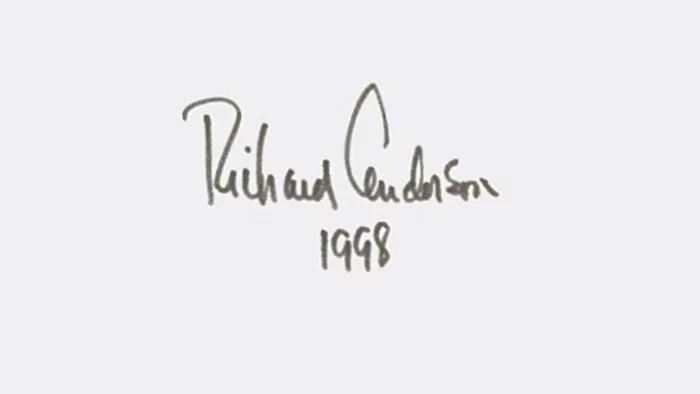 Richard Anderson autograph