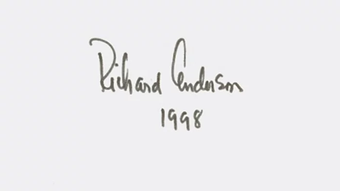 Richard Anderson autograph
