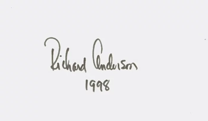Richard Anderson autograph