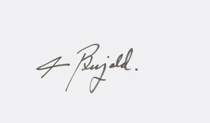 Genevieve Bujold autograph