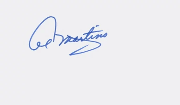 Al Martino autograph