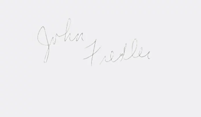 John Fiedler autograph
