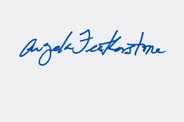 Angela Featherstone autograph