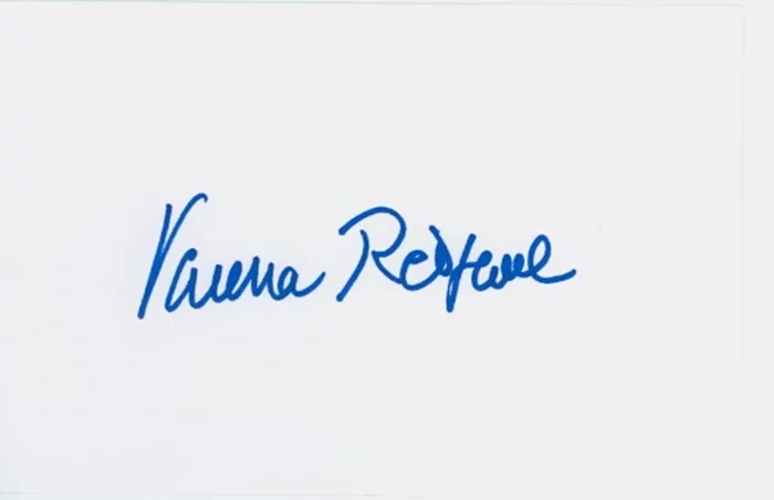 Vanessa Redgrave autograph