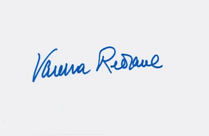 Vanessa Redgrave autograph