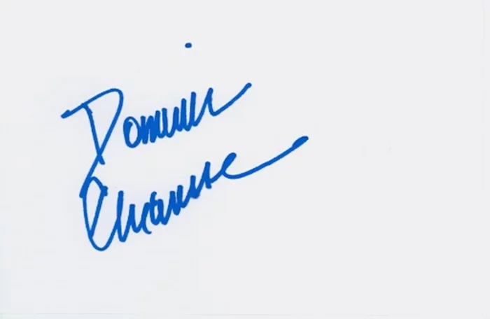 Dominic Chianese autograph