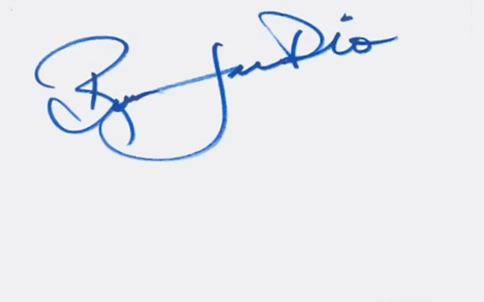 Ronnie James Dio autograph