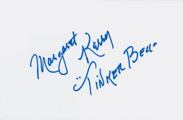 Margaret Kerry autograph