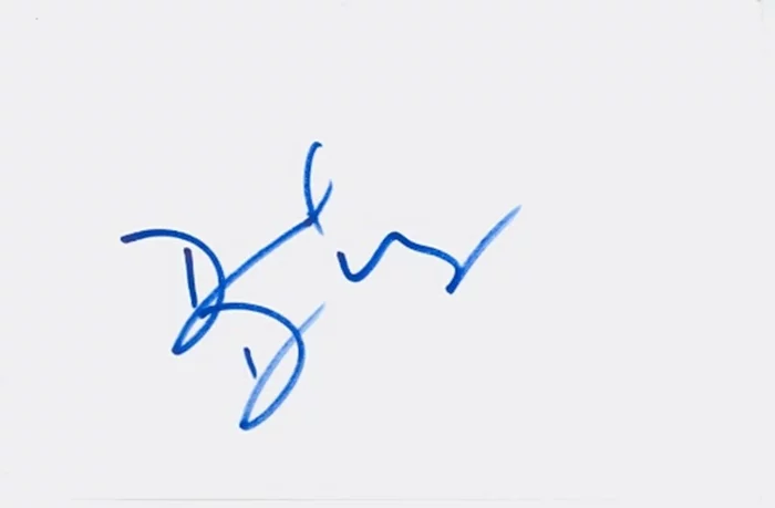 David Duchovny autograph