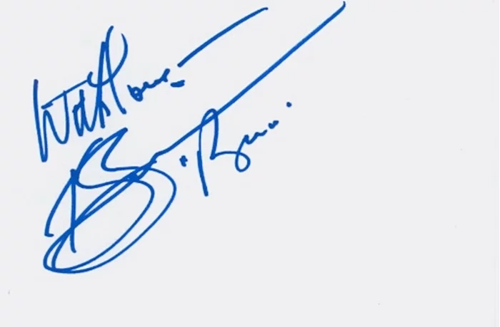 Kim Zimmer autograph