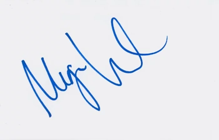 Megan Ward autograph
