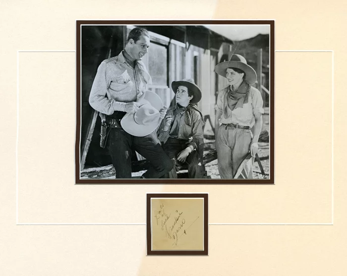 Frankie Darro autograph