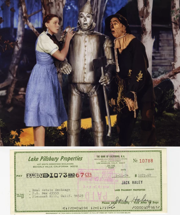 Jack Haley autograph