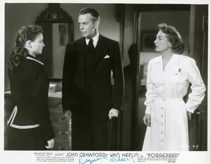 Raymond Massey autograph