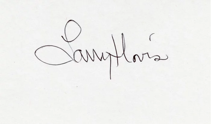 Larry Hovis autograph