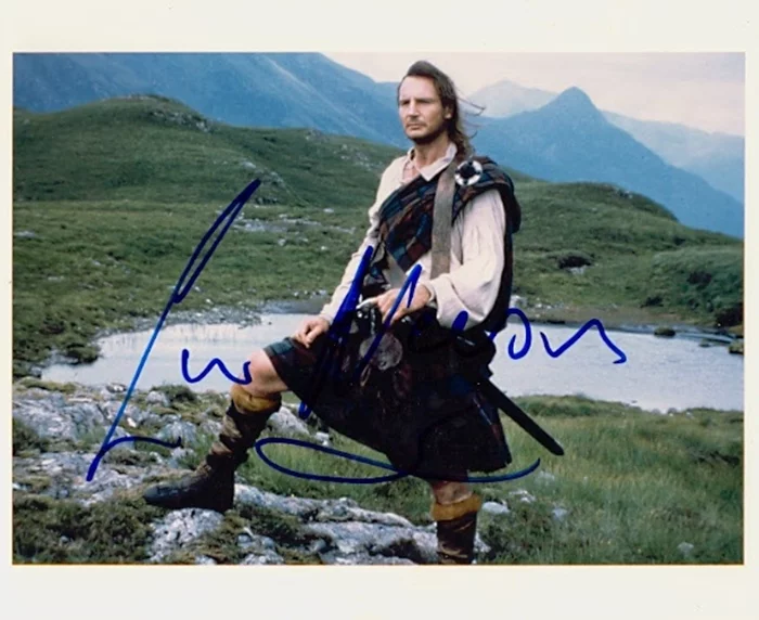 Liam Neeson autograph