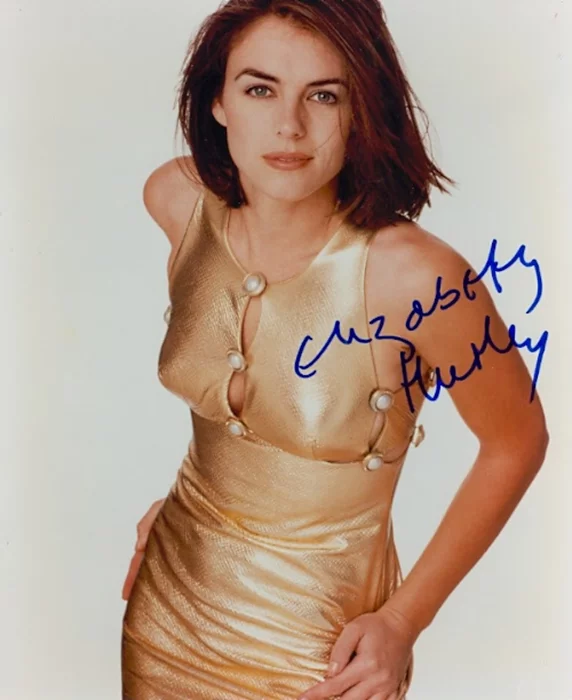 Elizabeth Hurley autograph