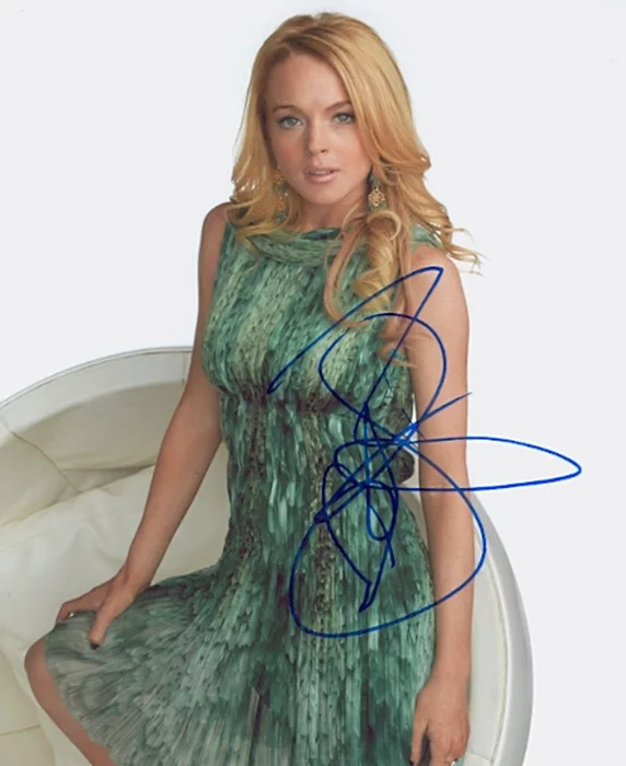 Lindsay Lohan autograph