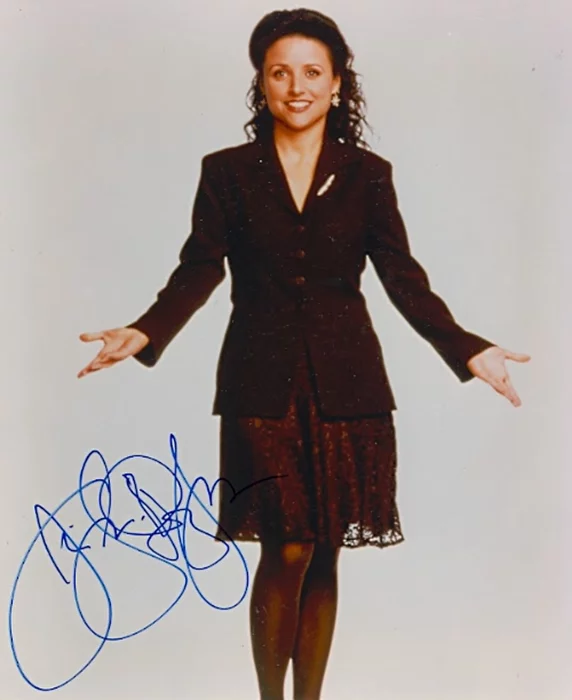 Julia Louis Dreyfus autograph