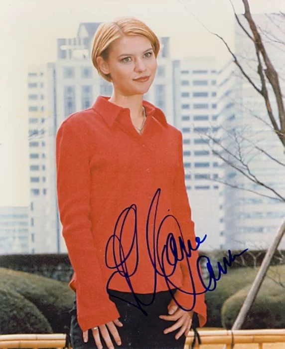 Claire Danes autograph