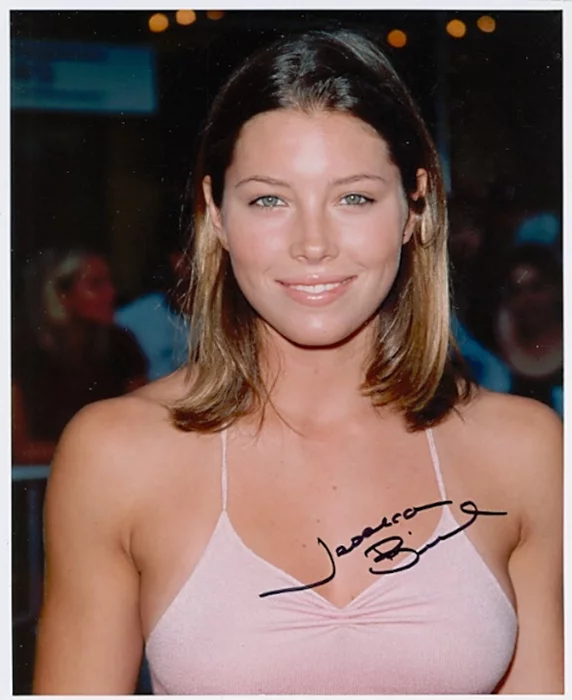 Jessica Biel autograph