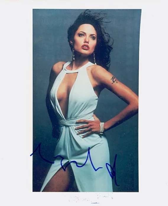 Angelina Jolie autograph