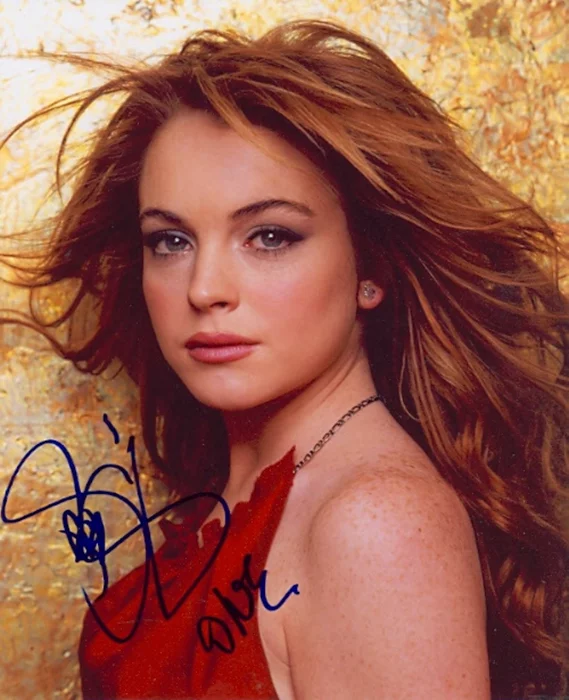 Lindsay Lohan autograph