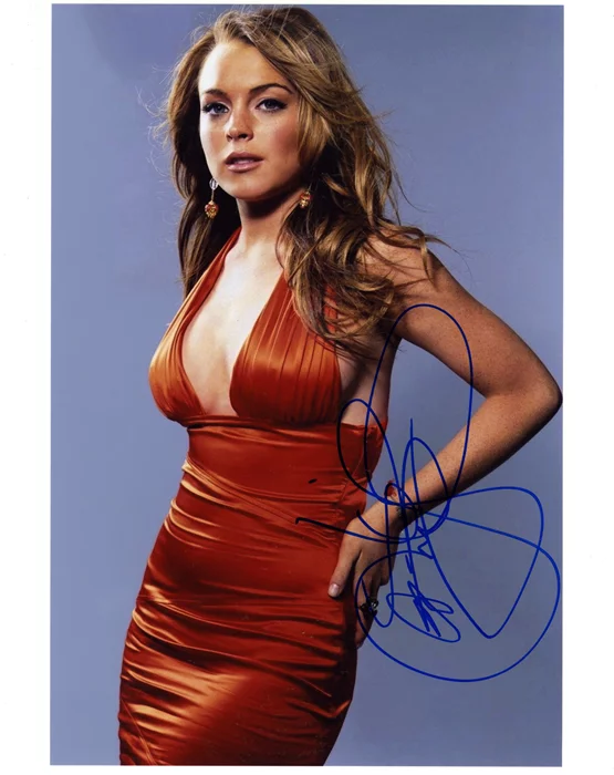 Lindsay Lohan autograph