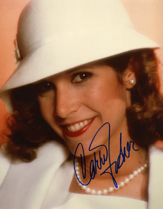 Carrie Fisher autograph