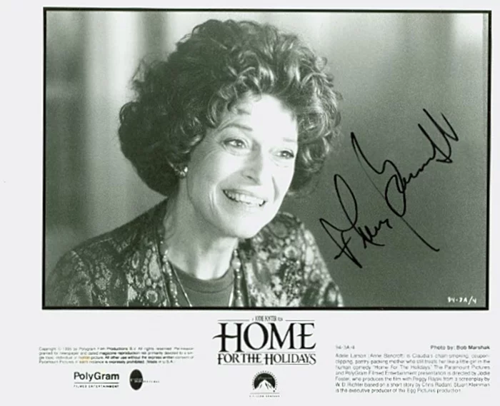 Anne Bancroft autograph