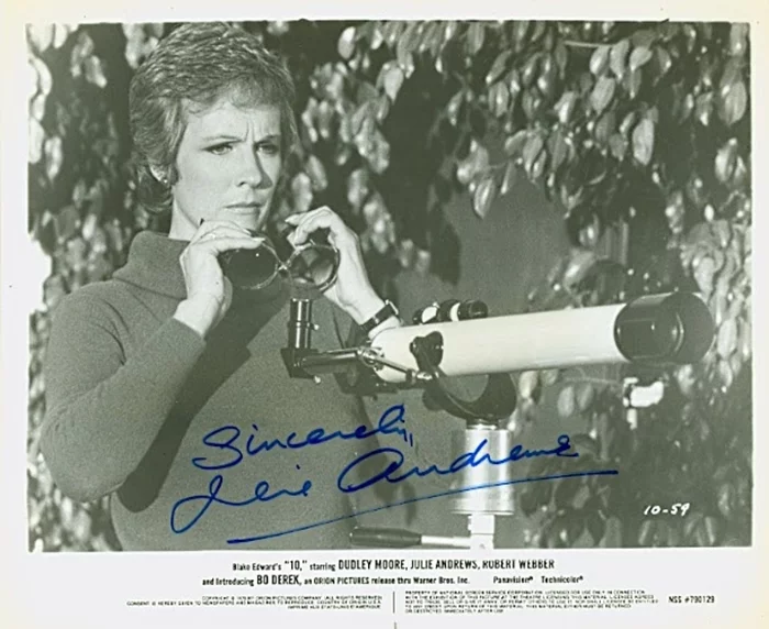 Julie Andrews autograph