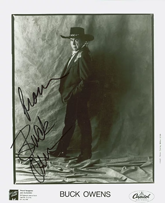 Buck Owens autograph