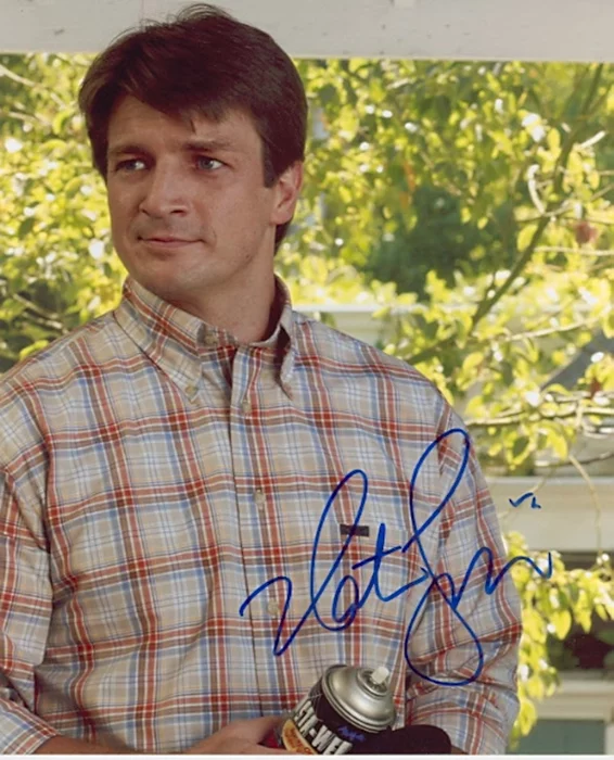 Nathan Fillion autograph