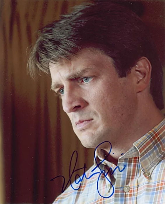 Nathan Fillion autograph