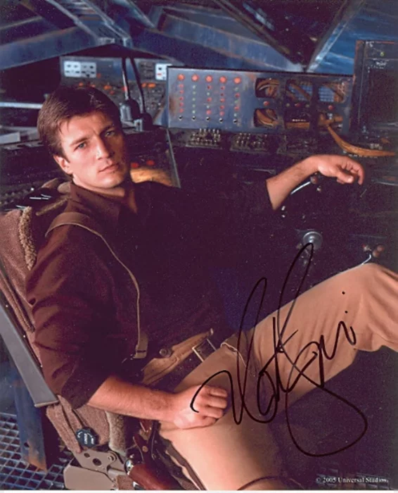 Nathan Fillion autograph
