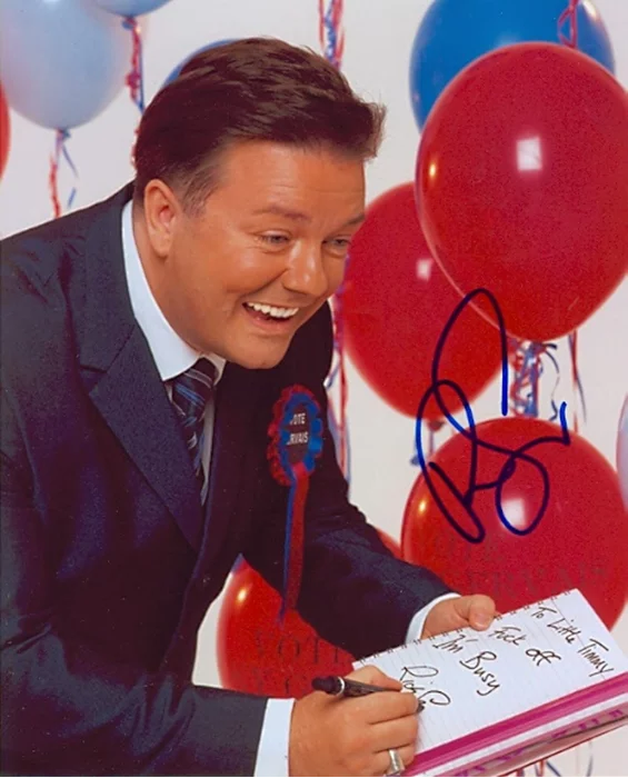 Ricky Gervais autograph