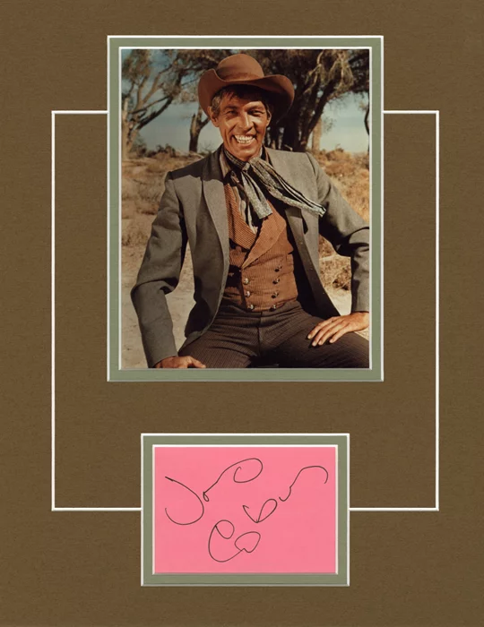 James Coburn autograph