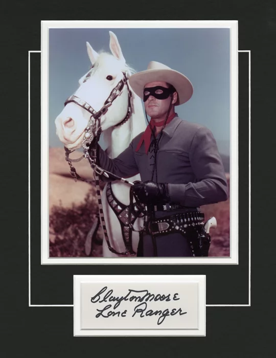 Clayton Moore autograph