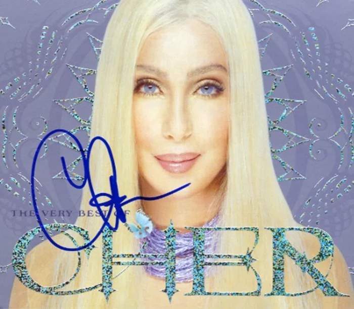 Cher autograph