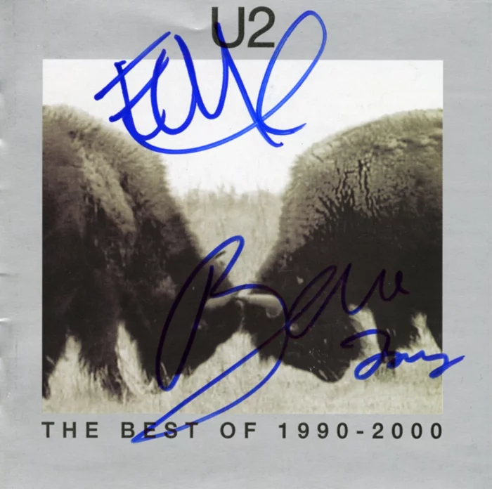 U2 autograph