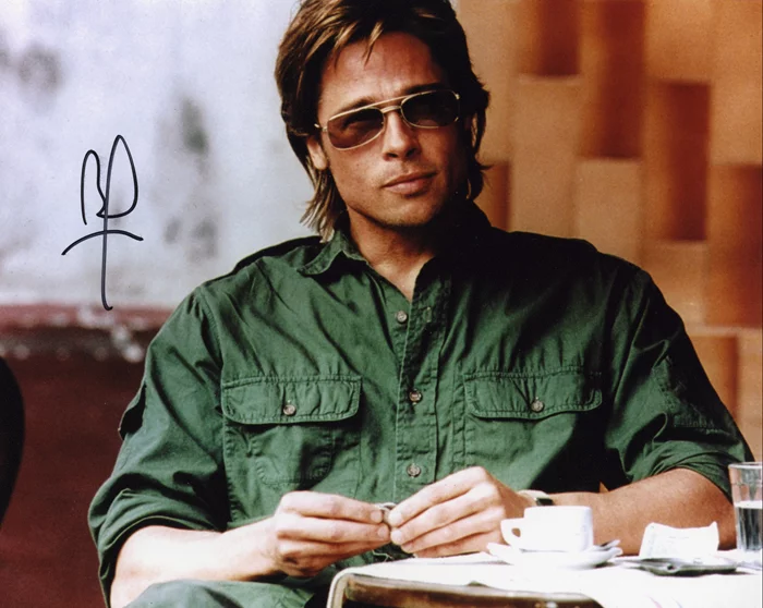 Brad Pitt autograph