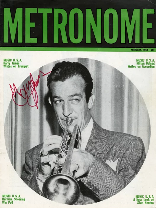 Harry James autograph